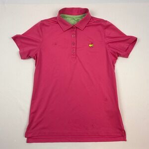 Masters Tournament Womens Pink Performance Golf Polo Shirt ML16P110 Small